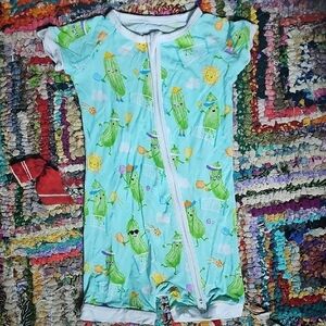 Little Sleepies Pickleball Print shortie Romper